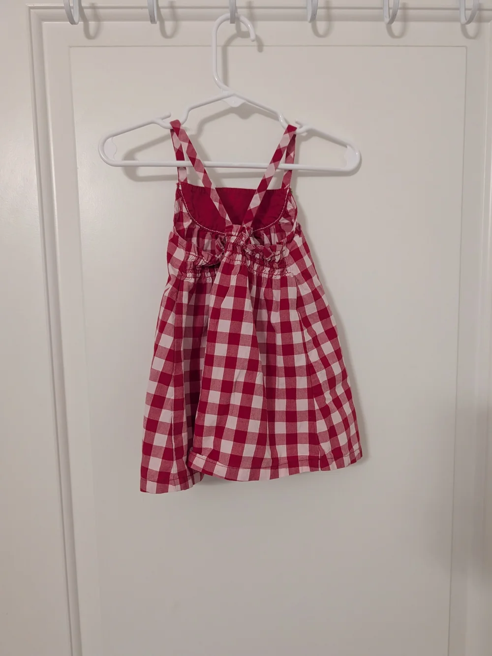 Gymboree Summer Picnic 2008 Watermelon Gingham Dress 3-6M Y2K